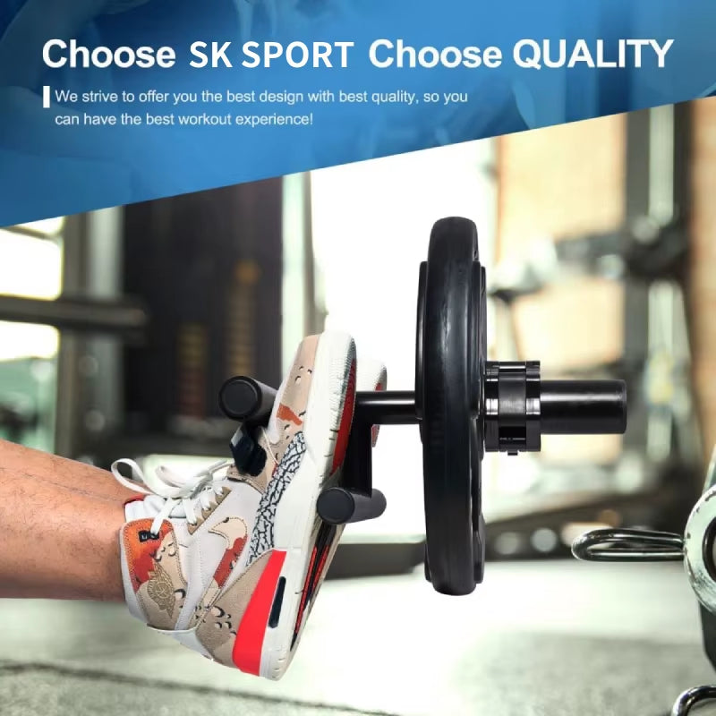 Removable Calf Raise Machine Tib Bar Tibialis Trainer Gym Shins Ripping Lower Leg Muscles, Strength Training, 1 In, 2 in Dia